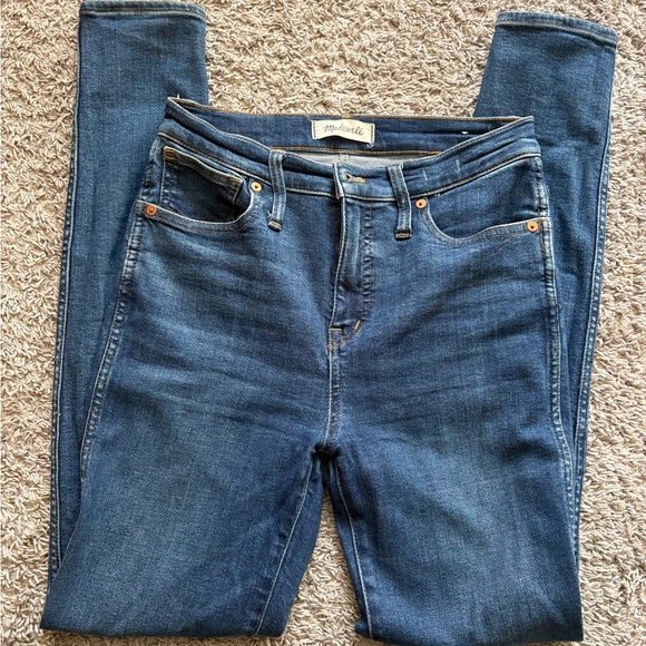 Madewell Denim - Skinny‎ Blue Jeans by Madewell high rise